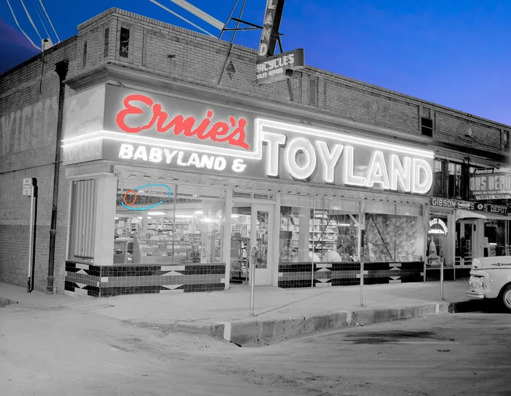 Ernie's Toyland, 418 Fourth Street, Marysville, CA. 95901